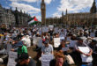 Policía de Londres arresta a 466 manifestantes por mostrar apoyo a Palestine Action, grupo propalestino recién prohibido bajo leyes antiterroristas