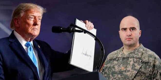 Trump autoriza ejecución de Nidal Hasan por fusilamiento y revive un método usado por última vez en 1945